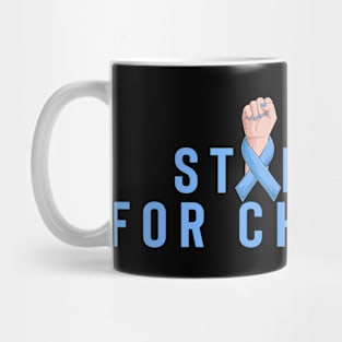 Child Abuse Prevention Awareness Month Blue Ribbon gift idea Mug